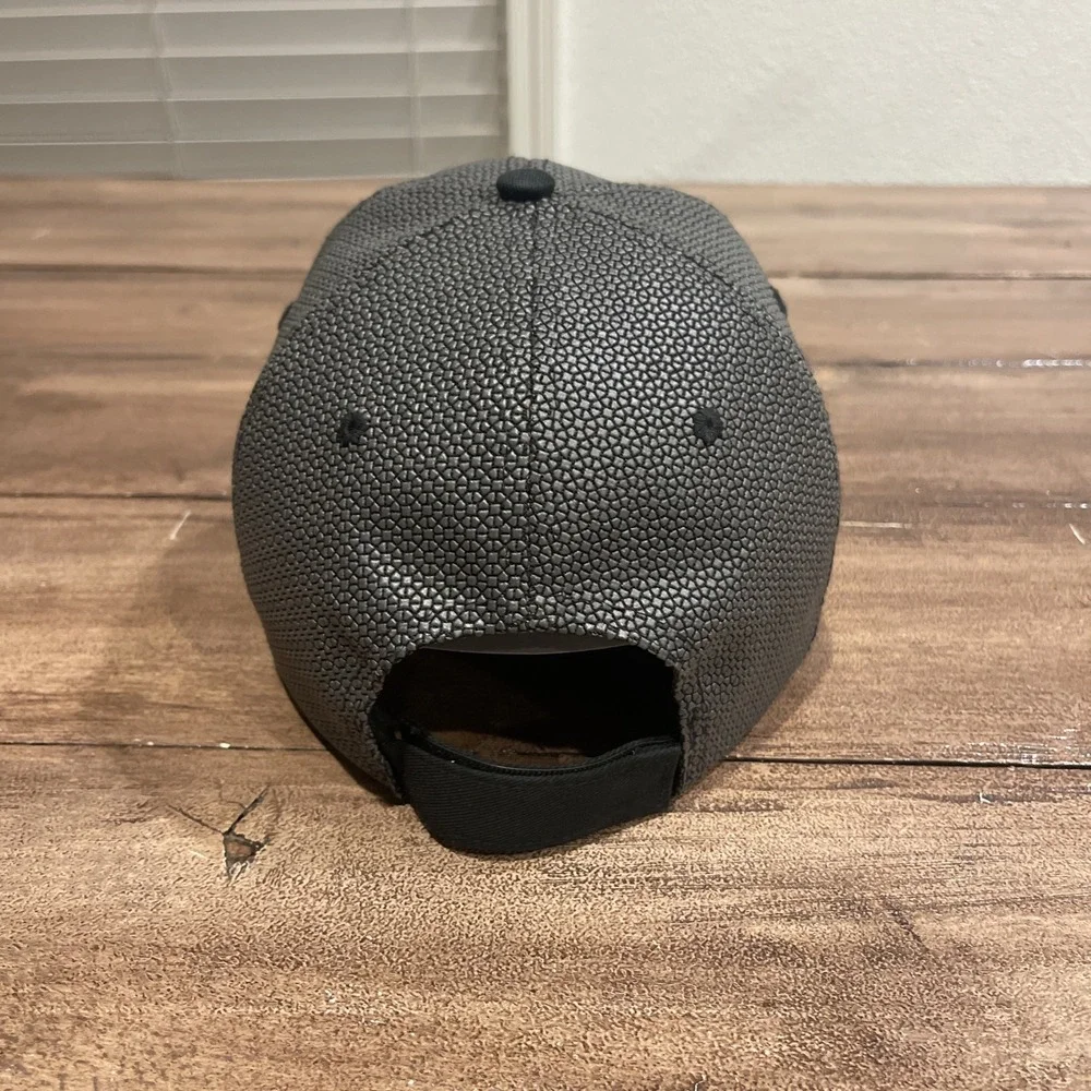 Hex Armor With Super Fabric Cap Hat Adult Adjustable Gray Black Plastic‎ Poly